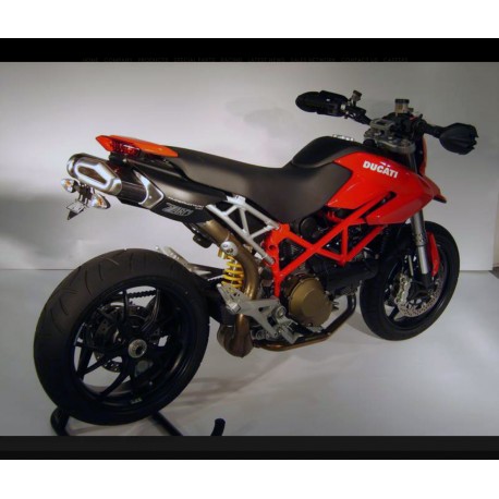 Double Echappement Zard Penta Ducati Hypermotard 796 / 1100 / 1100 Evo