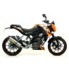 Echappement ARROW THUNDER KTM 125 DUKE 2011-2016 200 DUKE 2012-2014 1