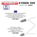 Raccord échappement ARROW KYMCO 300 X-TOWN 2017-2020