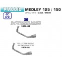 Collecteur d'Echappement ARROW VESPA 125 MEDLEY 150 MEDLEY 2016-2020