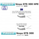 Collecteur d'Echappement ARROW VESPA GTS 300 GTS 300 HPE 2017-2020