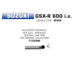 Raccord d'Echappement ARROW pour collecteur d'origine SUZUKI GSXR 600 GSXR 750 2006-2007