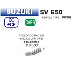 Raccord d'Echappement ARROW SUZUKI SV 650 2016-2024