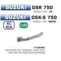 Raccord d'Echappement pour collecteur ARROW SUZUKI GSR 750 GSXS 750