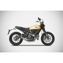 Ligne pot d'Echappement Zard Conique DUCATI SCRAMBLER 800 2015-2020