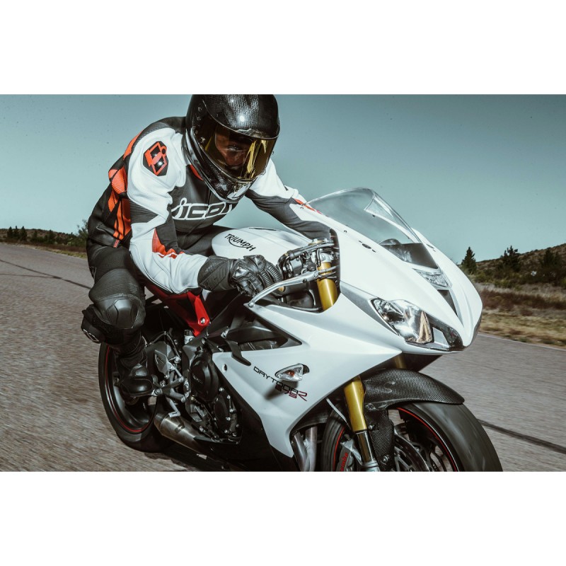 Casque moto ICON AIRFRAME PRO CARBON MOTARD HOMOLOGUE ...