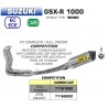 Ligne complete d'Echappement ARROW COMPETITION SUZUKI GSXR 1000 2017-2020 0