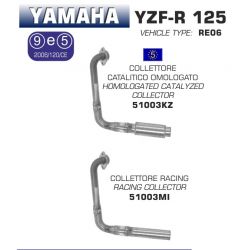 Collecteur d'Echappement ARROW YAMAHA YZF-R 125 2008-2013