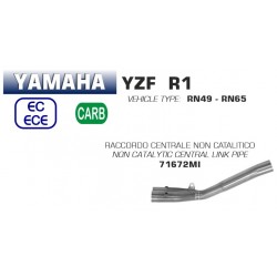 Raccord d'Echappement décatalysé ARROW YAMAHA YZF-R1 2017-2023