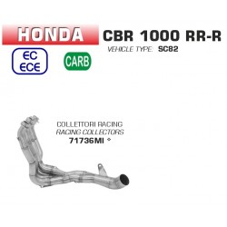 Collecteur d'Echappement racing ARROW HONDA CBR1000RR-R 2020-2023