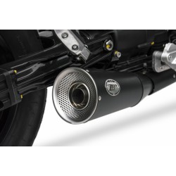 Echappement Zard double sortie Big version pour Moto Guzzi V9 Bobber / Roamer 2016-2019