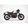 Echappement Zard double sortie pour Moto Guzzi V7 II Racer 2015-2017 0