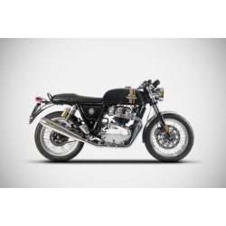 Echappement Zard Conique ROYAL ENFIELD Continental GT 650 2019-2023 et Interceptor 650 2019-2023