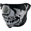 DEMI-MASQUE TETE DE MORT MOTO EN NEOPRENE