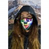 DEMI-MASQUE SKULL NEON MOTO EN NEOPRENE 2