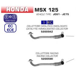 Collecteur d'Echappement ARROW HONDA MSX 125 2016-2020
