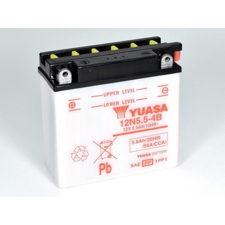 Batterie moto YUASA 12N5.5-4B