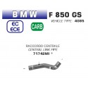 Raccord d'Echappement central ARROW BMW F 850 GS 2018-2020