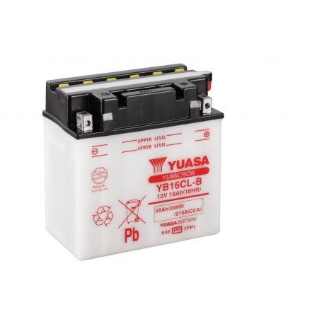 Batterie moto YUASA YB16CL-B