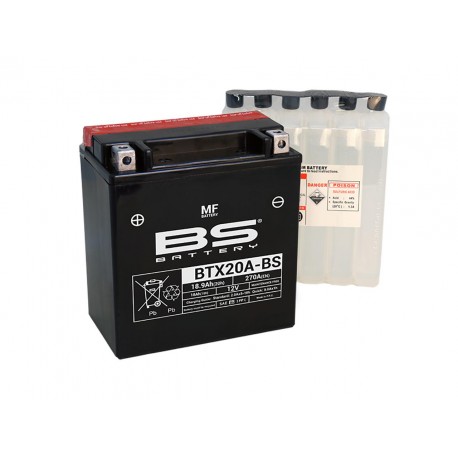 Batterie moto BS BATTERY BTX20A-BS YTX20A-BS sans entretien
