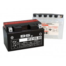 Batterie moto BS BATTERY Haute-performance 12 Volts Sans entretien YTZ10S-BS BTZ10S-BS