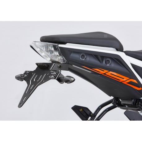 Support de plaque PROTECH V-SHAPE KTM 125 DUKE 2017-2020