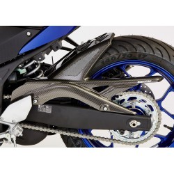 Garde boue arrière BODYSTYLE look carbone YAMAHA MT-03 2016-2022 YZF-R3 2015-2022