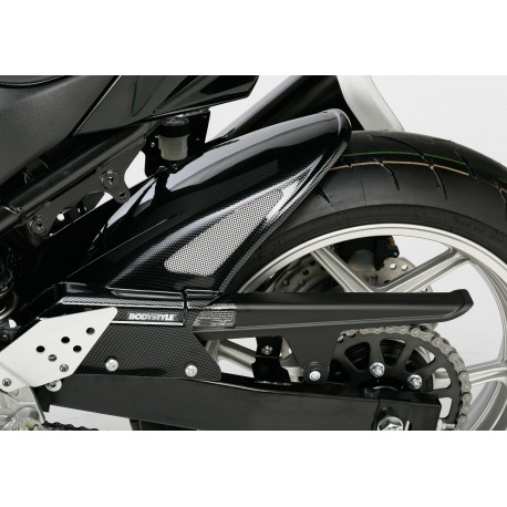 Garde boue arrière BODYSTYLE look carbone KAWASAKI Z750 2007-2012