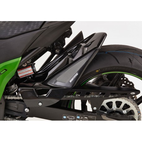 Garde boue arrière BODYSTYLE look carbone KAWASAKI Z800 Z800E 2013-2016