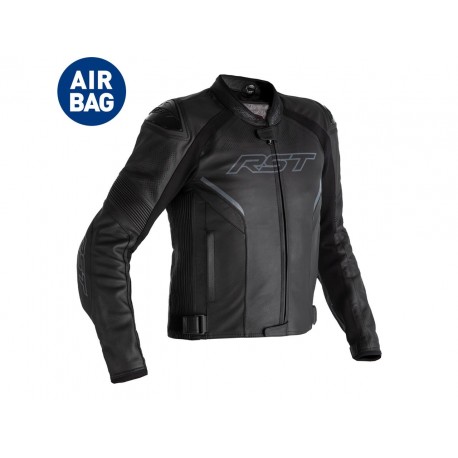 Blouson moto cuir Sabre avec Airbag