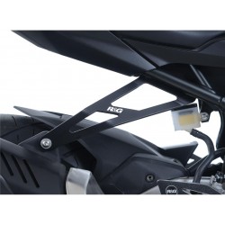 Patte de fixation de silencieux R&G RACING Akrapovic noir BMW S1000R 2017-2021