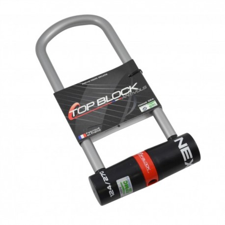 Antivol moto TOP BLOCK NEXUS 124/270 homologué classe SRA