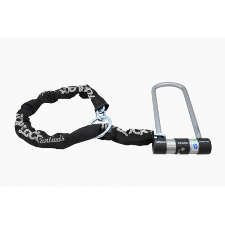 Antivol moto TOP BLOCK NEXUS 124/270CL11 homologué classe SRA avec chaine