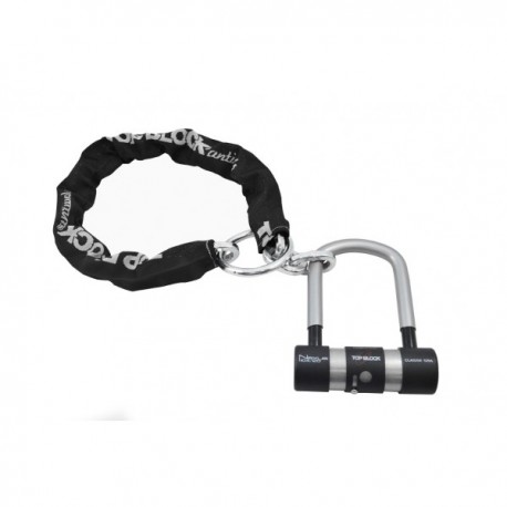 Antivol moto TOP BLOCK NEXUS 104/120L10/10 homologué classe SRA avec chaine