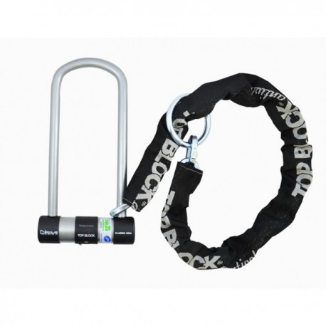 Antivol moto TOP BLOCK NEXUS 146/320CL11 homologué classe SRA avec chaine
