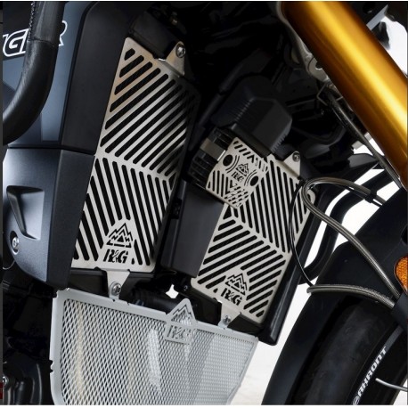 Grille De Radiateur Noire Pour Triumph Tiger Sport 660 (2020-2025) - Protection En Alliage D'aluminium