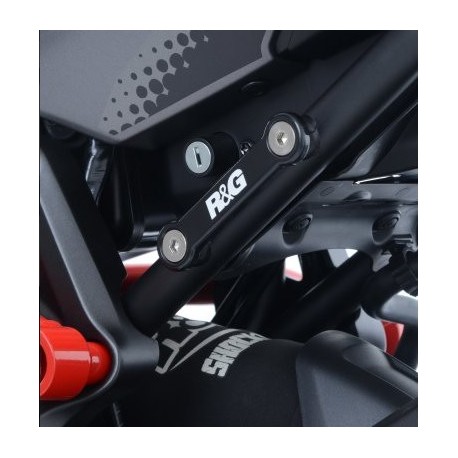 Cache orifice repose-pieds arrière R&G RACING YAMAHA MT-07 2014-2020