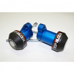 Kit roulettes de protection TOP BLOCK HONDA CB 900 HORNET 2003-2007