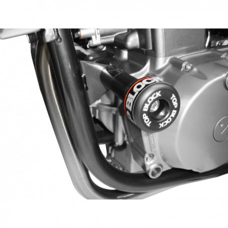 Kit roulettes de protection TOP BLOCK KAWASAKI ER-5 1996-2006