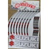 Kit déco jantes moto SUZUKI 4