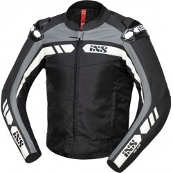 Blouson moto cuir / textile IXS SPORT LD RS-500 1.0