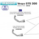 Collecteur d'Echappement ARROW VESPA GTS 300 HPE 2021