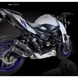 Echappement IXRACE DC2X SUZUKI GSR 750 2011-2016 GSX-S 750 2016-2022