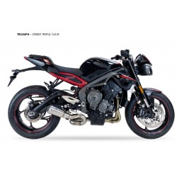Echappement IXRACE MK2 TRIUMPH TRIUMPH 675 STREET TRIPLE R 765 STREET TRIPLE R 2017-2021