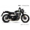 Ligne d'Echappement IXRACE MK2 TRIUMPH 900 STREET SCRAMBLER 2017-2020 0