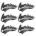 Reflechissant casque moto AMERICAN LEGENDS