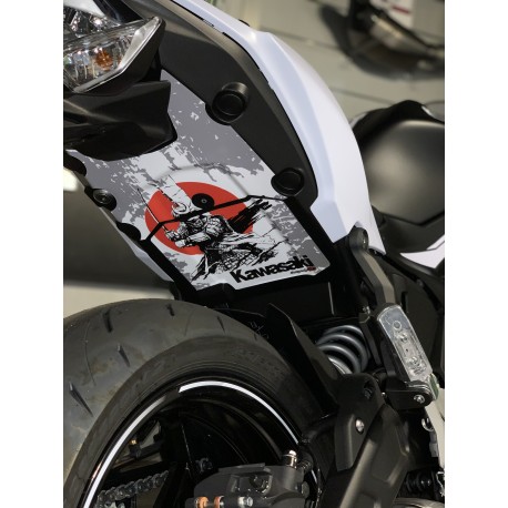 Kit déco passage de roue SAMOURAI KAWASAKI 650 NINJA 2017-2020