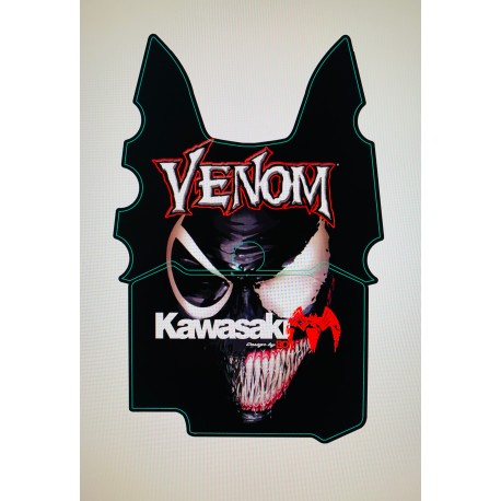 Kit déco passage de roue VENOM KAWASAKI 650 NINJA 2017-2020