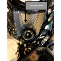 Kit déco look carbone protection porte-clefs KAWASAKI 650 NINJA Z650 2017-2020