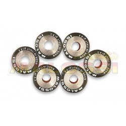 Jeu de galets MALOSSI 20x14,6mm 10,5gr - 6 pièces pour scooter